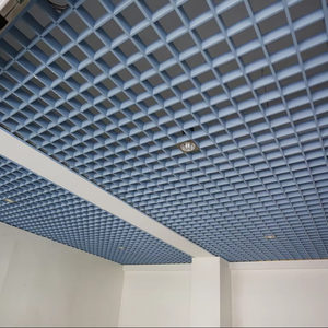 Pop Design Interior Suspended Metal Materials <strong>Grid</strong> <strong>Ceiling</strong> Aluminum Open Cell <strong>Ceiling</strong> Decoration