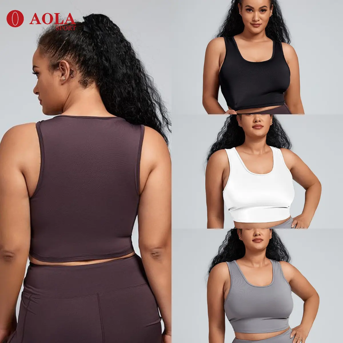 AOLA oversize busto grande tette petto xl tubo seno Plus Size reggiseno sportivo 36d per donne grandi