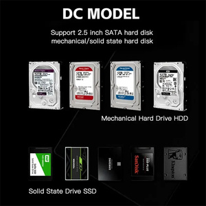 ประเภท C ถึง SATA สายเคเบิลรองรับ 2.5 นิ้วภายนอก HDD SSD ฮาร์ดไดรฟ์อะแดปเตอร์สายคอมพิวเตอร์ตัวเชื่อมต่อ Converter - Product Image 5