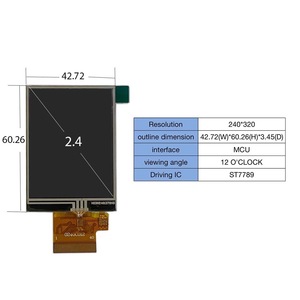 Modulo LCD 2.4 pollici 240*320 interfaccia MCU touch screen a 40 pin display lcd tft da 2.4 pollici - Product Image 5