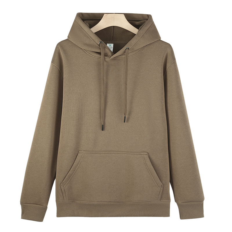 Brown-Double-layered fleece beanie