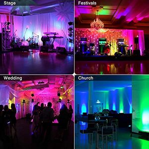 ไฟ LED 36-PA ทำงานด้วยเสียงและรีโมทคอนโทรลสำหรับงานแต่งงานวันเกิดและปาร์ตี้เล่นอัตโนมัติ