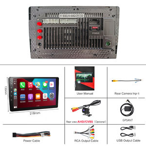 Radio mobil 8581, pemutar DVD Radio 9/10 inci Android 4G/WIFI, Radio mobil tanpa kabel DSP, Radio mobil, navigasi <span class=keywords><strong>GPS</strong></span>, kamera 360 - Product Image 3
