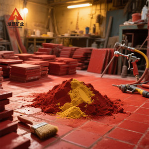 Parlak hızlı dağılım kırmızı demir oksit hammadde/tuğla/açacağı/beton/boya için kırmızı demir oksit pigmenti - Product Image 5