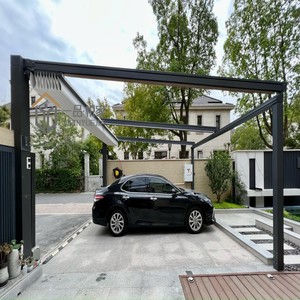Fabbrica all'aperto aperto tipo padiglione automatico in PVC tettoia retrattile tetto parasole e sistema antipioggia in metallo tenda pieghevole - Product Image 3
