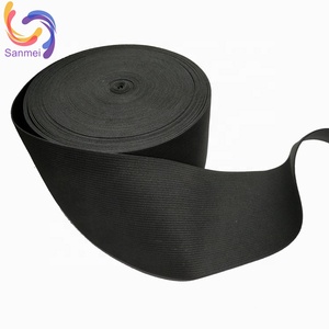 Nonslip Ending Size Adjust Polyester 20mm Natural <strong>Elastic</strong> Webbing - Product Image 1