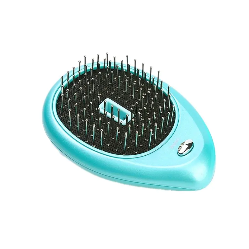 Portable Electric Hair Ionic Brush Hair Straightener Brush Negative Ion Comb Anti-static Massage Straight Hair Comb 2 Colors