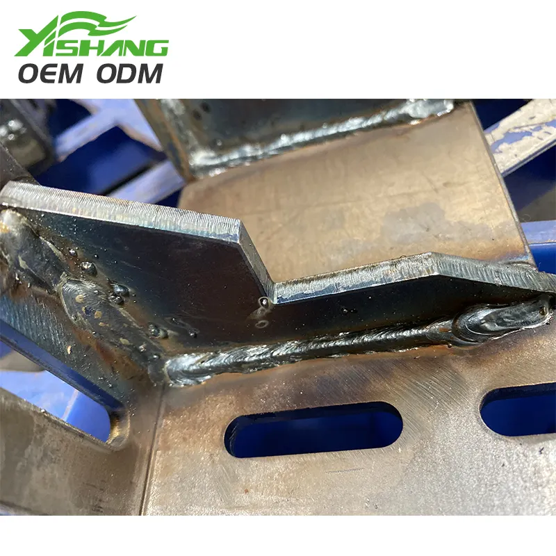 Resistente aço inoxidável industrial estrutural incorporado parte metal laser corte serviços de solda