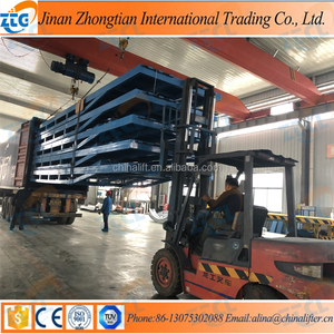 ZTCL Contenedor móvil carretilla elevadora muelle de carga rampa de contenedores 6 toneladas 8 toneladas 10 toneladas 22000lbs capacidad plataforma personalizada