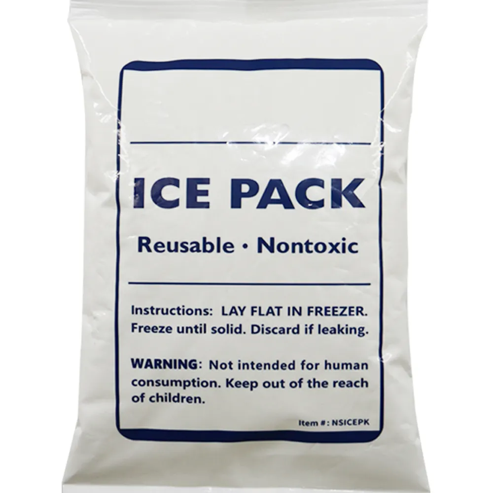 ถุงน้ำแข็งเจลเย็นสำหรับแช่แข็งใช้ซ้ำได้สำหรับจัดส่งอาหาร
