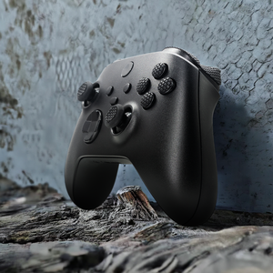 無地黒滑り止めステッカーカバーXboxシリーズX/Sコントローラーノンスリップボタングリップ有線通信 - Product Image 3