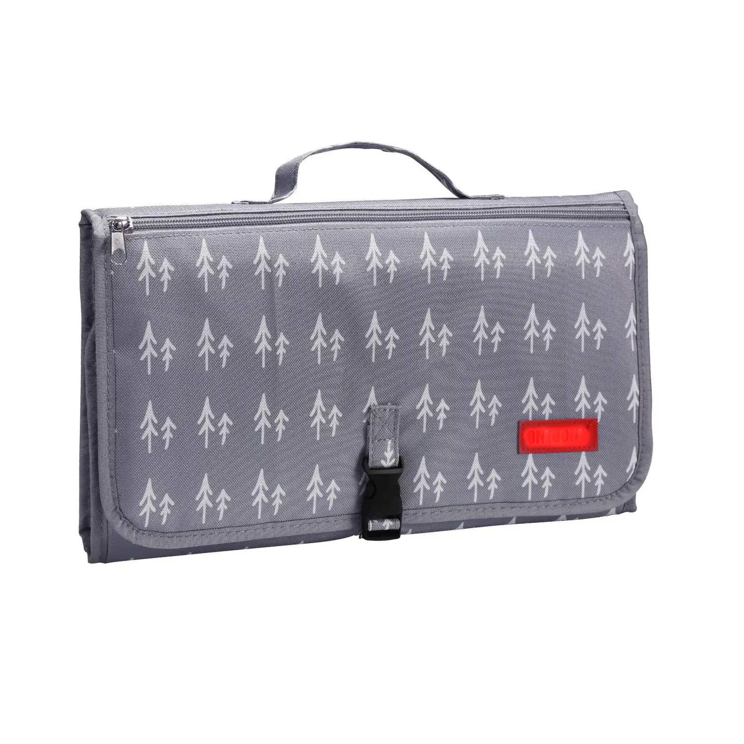 Almohadilla de cambio portátil impermeable para bebé, cambiador de viaje para bolsa de pañales, cambiador de pañales con bolsillos