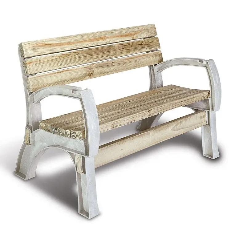 Cadeira de madeira ou bancada para jardim ao ar livre