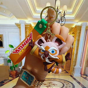 Bán Buôn Nhỏ PVC Móc Khóa Mới Phim Hoạt Hình Phim Hoạt Hình Kung Fu Gấu Trúc Mặt Dây Chuyền Dễ Thương Vài Của Túi Và Keo Búp Bê Keychain Cho Món Quà - Product Image 4