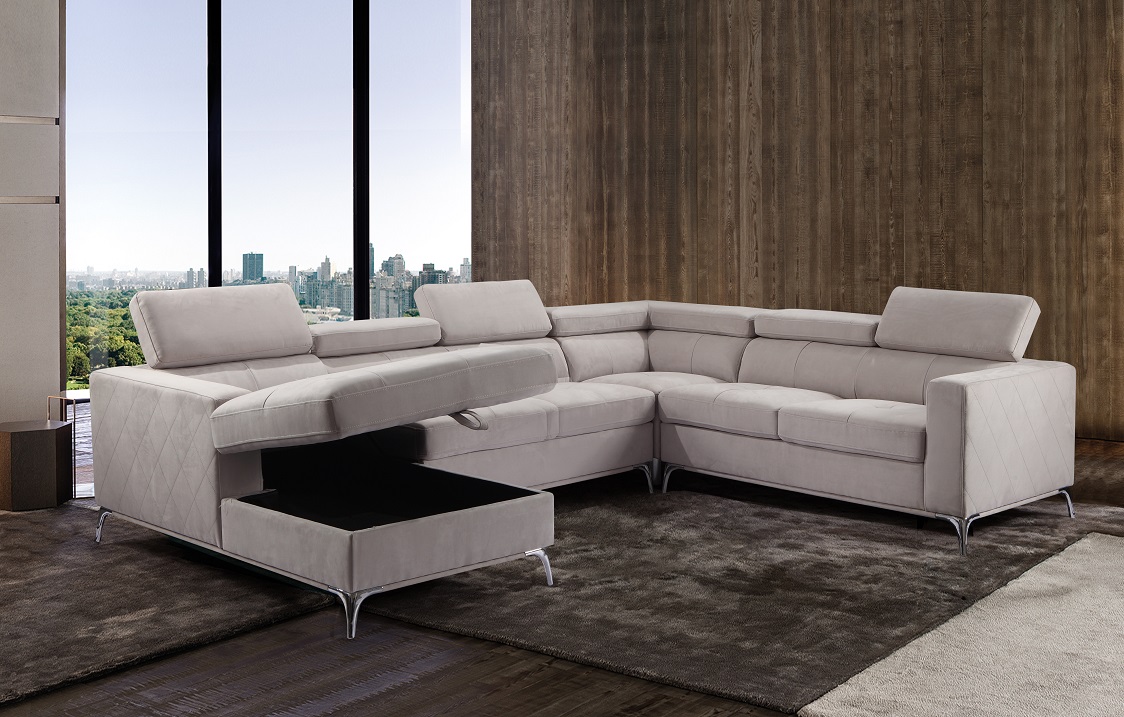 Modern design living room sofa set sectional couch in the living room