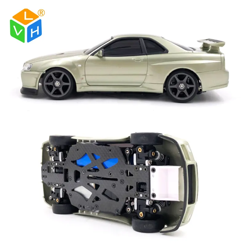 MINI-Q7 puissance électrique haute vitesse châssis métallique mini z rc voiture sans balais course dérive Radio Control jouets