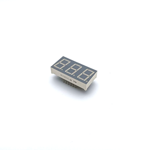 หน้าจอ LED 7ส่วนขนาด0.56นิ้วตัวเลข3หลักสำหรับนาฬิกาดิจิตอลตั้งเวลาแสดงอุณหภูมิ