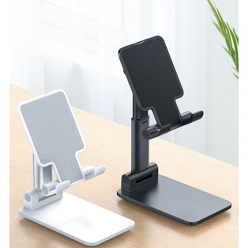 2022 New Trending Portable Adjustable Desk Tablet Phone Stand Mini Folding Colorful mobile cell phone stand fordable