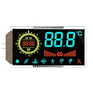 High Contrast VA Type <strong>7</strong> <strong>Segment</strong> <strong>LCD</strong> <strong>Display</strong> for Thermostat New Generation Digit VA <strong>LCD</strong> <strong>Display</strong> - Product Image 5