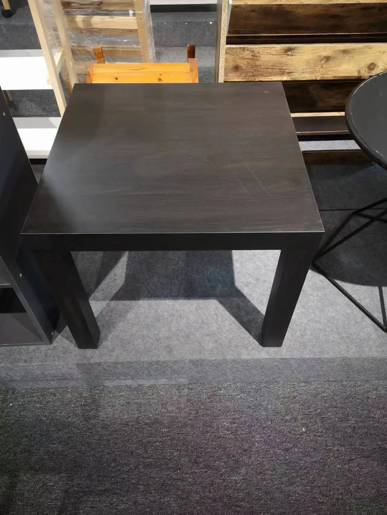 Vente en gros, design simple, table de console à café latérale en bois pour salon