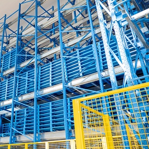 Almacén de almacenamiento de alto nivel preciso y eficiente Sistema de recuperación de almacenamiento de automatización de estantes ASRS - Product Image 2