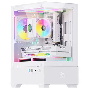 SNOWMAN Excellent Ed Glass PC Case Low MOQ Cajas de computadora con USB 3,0 Custom ATX Towers Gaming Cabinet