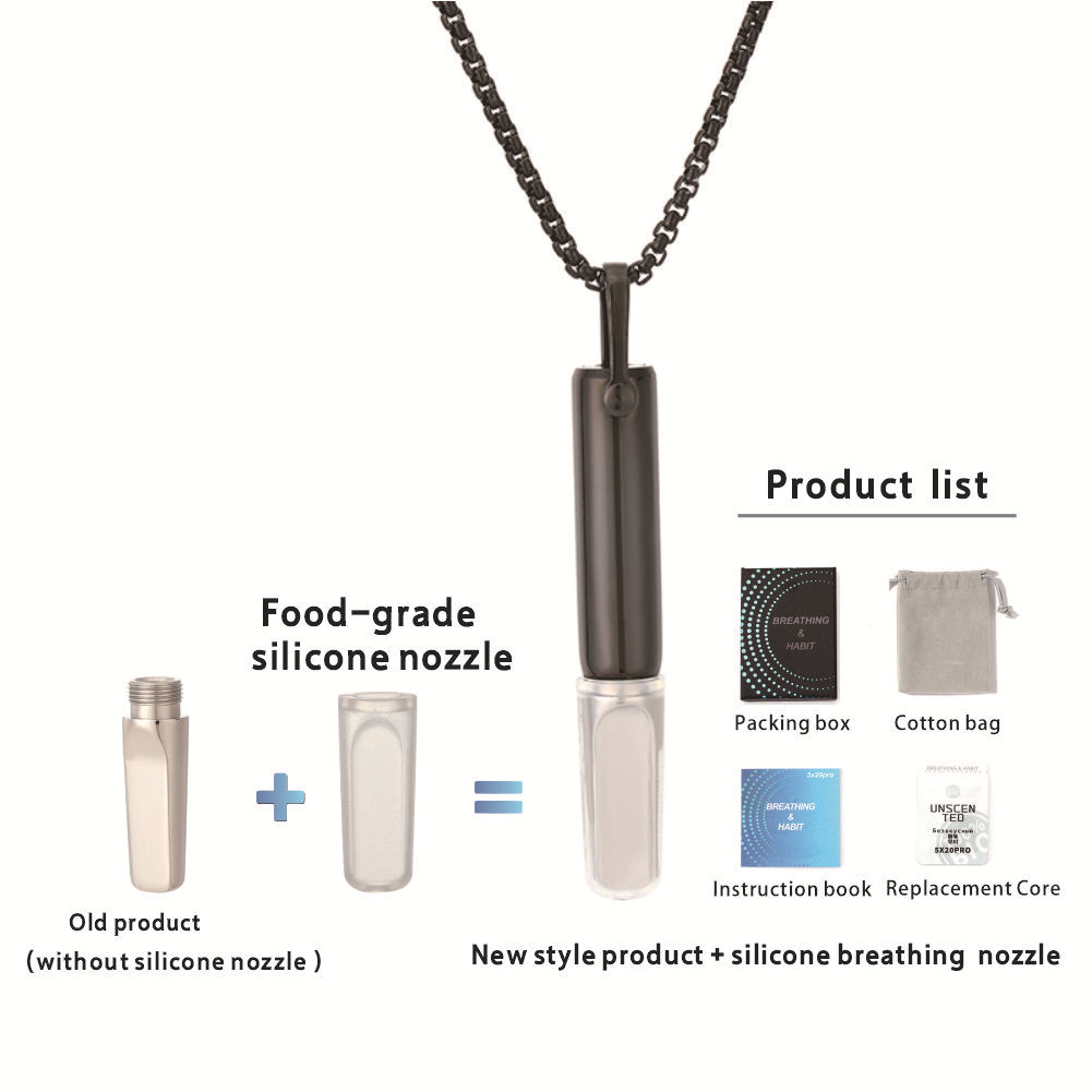 Black silicone mouth