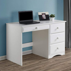 DU'S Solid Wood With <strong>Three</strong> Drawers Modern <strong>Computer</strong> <strong>Table</strong> Suitable <strong>for</strong> Study and Office Use - Product Image 2