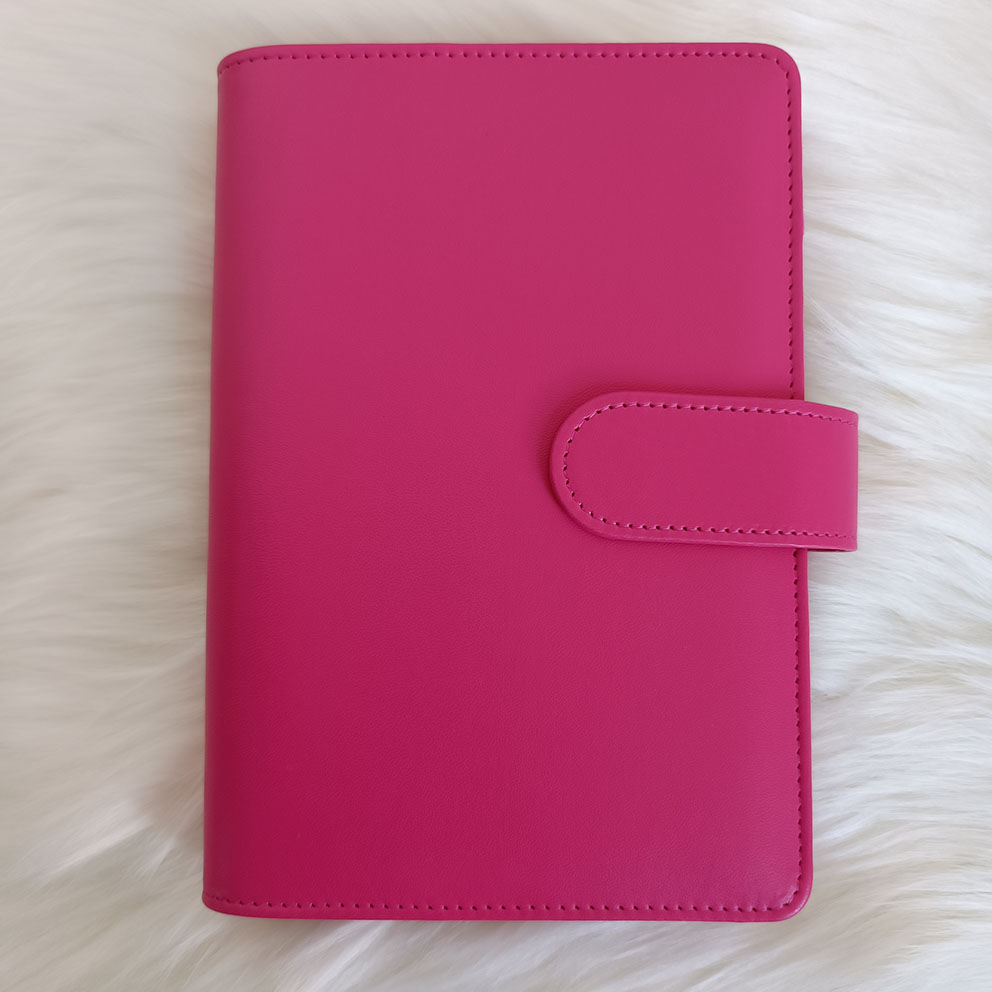 Couverture de classeur économique rose vif