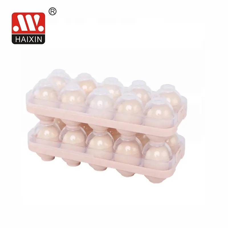 Haixin vendita diretta in fabbrica portauovo contenitore per uova in plastica per frigorifero