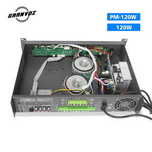 6 Zone 4-16 Ohm 3-<strong>Line</strong> 2 <strong>Mic</strong> 2U Amplifier for Public Address System for Speaker System - Product Image 3