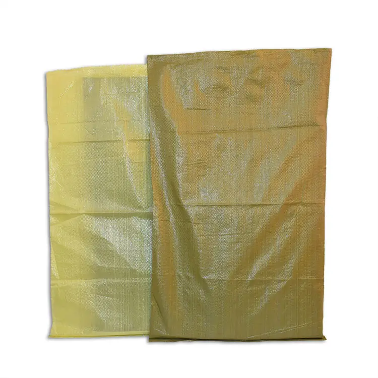 Green bag recycled PP woven bags 50kg for packaging construction waste building garbage green bag