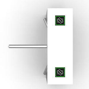 Treppiede tornello di controllo di accesso RFID barriera cancello semiautomatico mezza altezza di sicurezza - Product Image 3