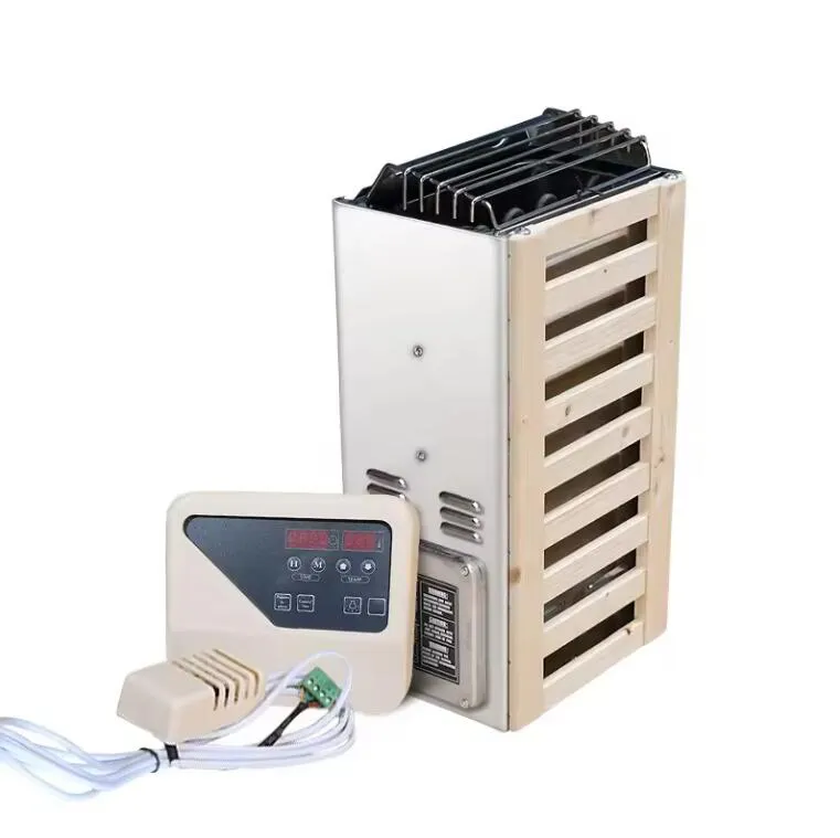 In acciaio inox 3KW Mini stufa per Sauna con Controller esterno elettrico per la vendita