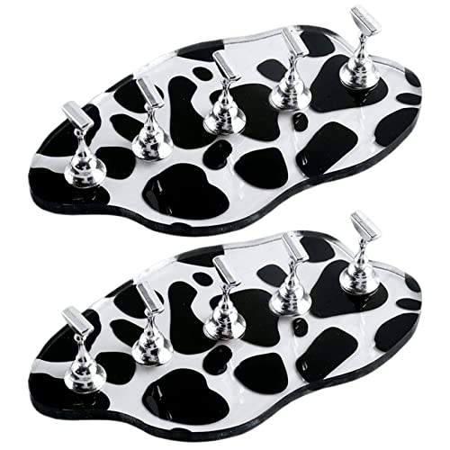 Silver, base x 2, nail holder x 10