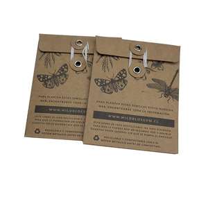 Benutzer definierter Druck Small Seed Kraft Paper String Tie Envelope - Product Image 1