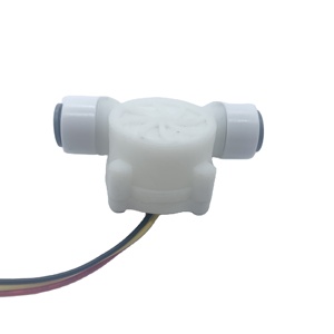 3/8英寸快速连接DC5VHall效应液态水流量传感器开关流量计计数器0.25-10L OEM涡轮流量传感器 - Product Image 3