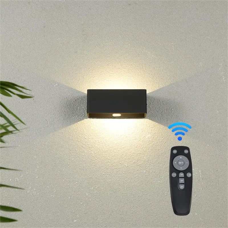 Thay đổi độ sáng LED Tường sconce không dây USB có thể sạc lại LED Wall Mount đèn 4.5 Wát xoay hình chữ nhật từ đọc sách ánh sáng