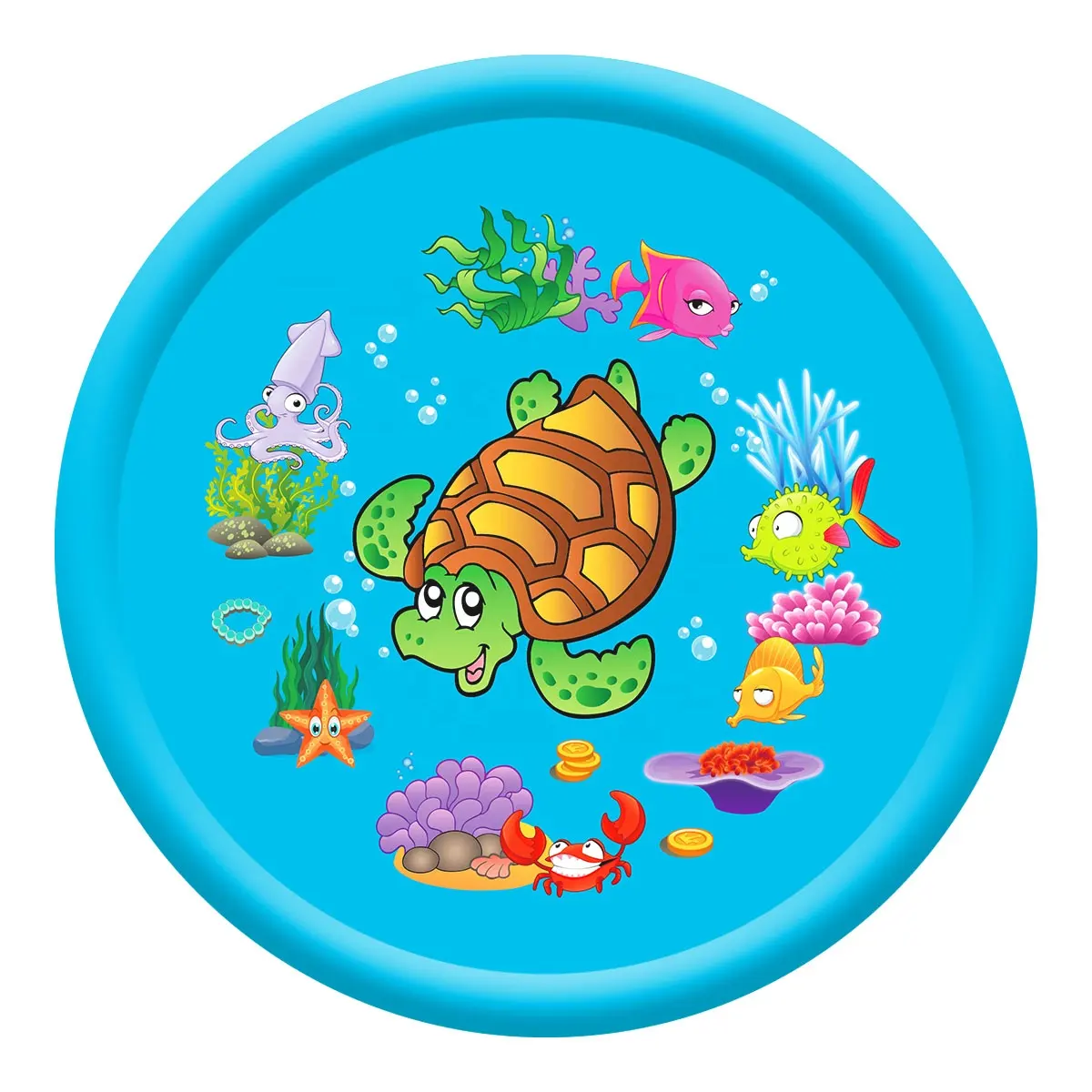 Giochi estivi all'aperto giocattolo acquatico per bambini tappetino gonfiabile per tartarughe d'acqua tappetino da gioco per bambini in vendita