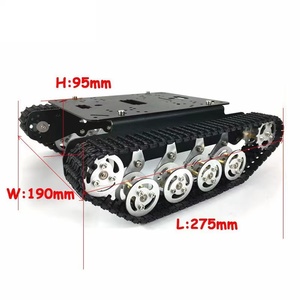 8 Freiheits grade Roboterarm stoß dämpfendes Tank chassis TS100 greifen und handhaben mobile Roboter plattform für Arduino