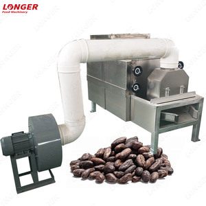Máquina desgranadora de granos de cacao tostado, pelador para romper la piel del cacao, máquina para quitar la cáscara de granos de cacao de separación media - Product Image 1