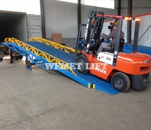 8T 10T Portable <strong>Loading</strong> <strong>Ramp</strong> Hydraulic <strong>Container</strong> <strong>Ramp</strong> Mobile Used Dock <strong>Ramp</strong> for Truck Trailers