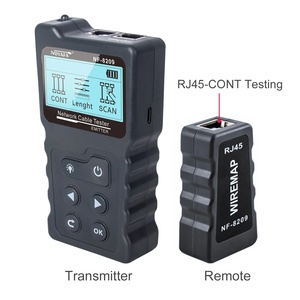Noyafa cavo di rete NF-8209 Tester cavo Ethernet Tracker Poe Checker Display LCD misura lunghezza Wiremap Tester strumenti di rete - Product Image 4