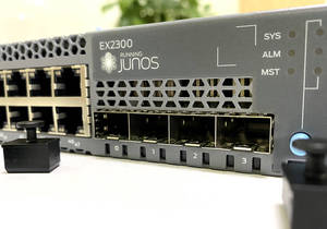 EX2300-48T สวิตช์ซีรีย์จูนิเปอร์ใหม่เอี่ยมพร้อมพอร์ตฐาน4810/100/1000ที่รองรับวางซ้อนกันได้ VLAN OOS LACP มีในสต็อก - Product Image 6