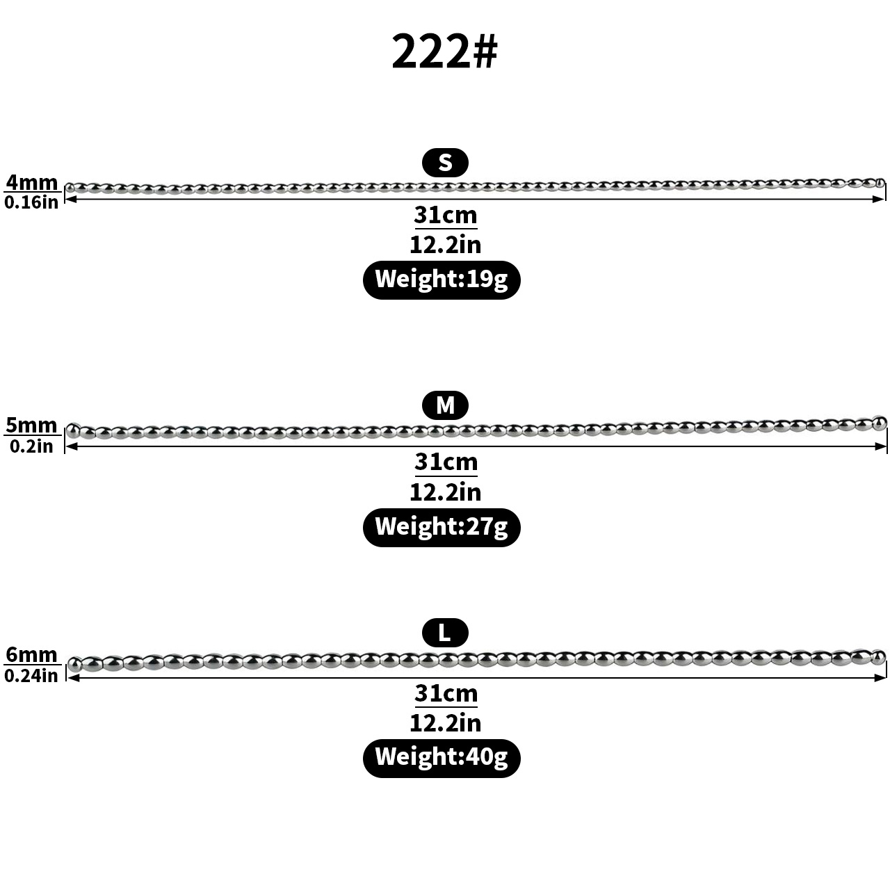 FRRK-222L couleur argent