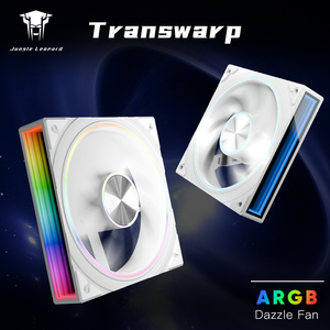 Jungle leopard transwarp 120mm rgb case fan 5 v3 pin per desktop case supporto 4pin pwm controllo della velocità - Product Image 5