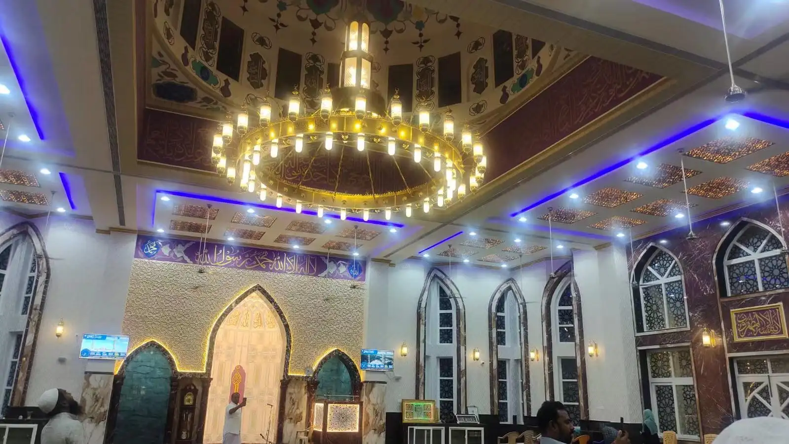 मोरक्को इस्लामी बड़े झाड़ बड़े स्टील मस्जिद पारंपरिक रोशनी प्रार्थना हॉल झूमर