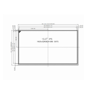 Fábrica Lcd 13,3 pulgadas 1920*1080 Resolución Tft Lcd Pantallas con interfaz EDP - Product Image 4
