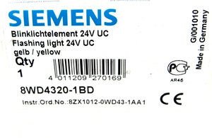 Neu und original plc NEU 8 WD43201BD FLASH ING LIGHT 8 WD43201BD SPS-Programmier steuerung - Product Image 4