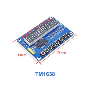 TM1638 Module TM1637 4 Key Display For AVR <strong>MAX7219</strong> Digital <strong>LED</strong> Tube 8-Bit 74HC595 - Product Image 4